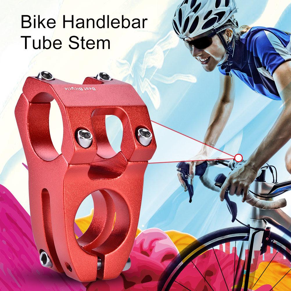 31,8 mm Aluminiumlegierung Mountainbike Lenker Fester Vorbau Fahrradzubehör (rot)