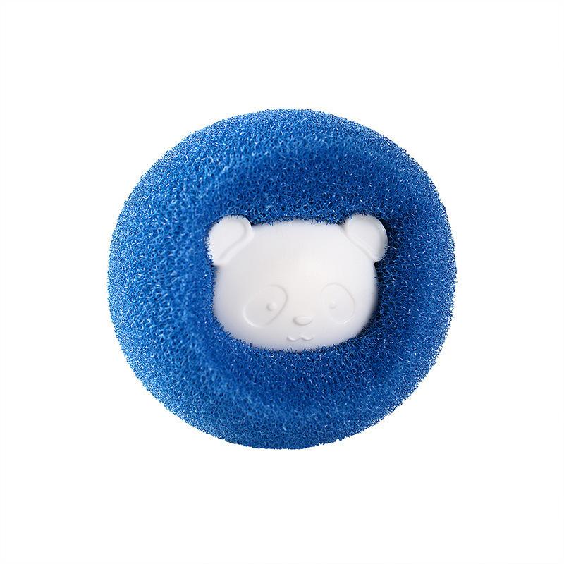 6/3/1Pcs Magische Wäsche Ball Waschmaschine Reinigung Bälle Haar Entfernung Catcher Faser Collector Wiederverwendbare Filter Ball lint Catcher 3pcs blau