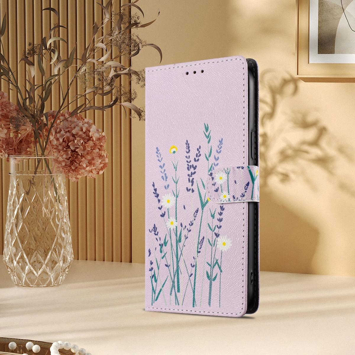 Blumenmuster Klapphülle Für Samsung Galaxy A57 A37 A17 A07 A56 A36 A26 A16 A06 A55 Brieftasche Leder Handyhüllen Ständer Buchhülle Galaxy A16