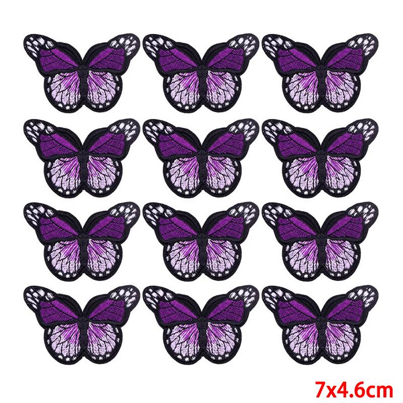 10 teile/los Großhandel Stickerei Patch Eisen Auf Patches Für Kleidung Patches Auf Kleidung Jacken Dekor Applikation Nähen Liefert