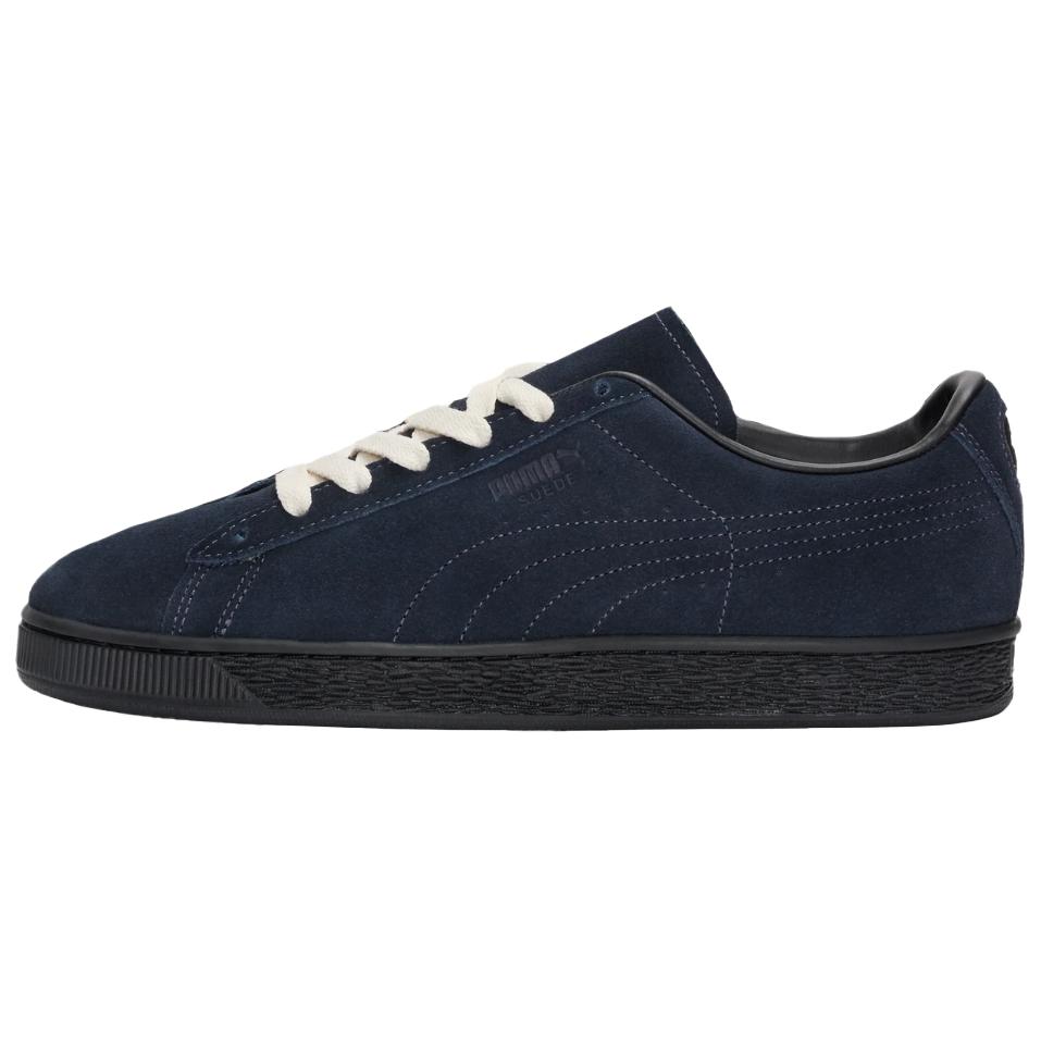 PUMA x JJJJound Wildleder Low-Top Skateboard-Schuhe Unisex Blau 405977-01 38 black