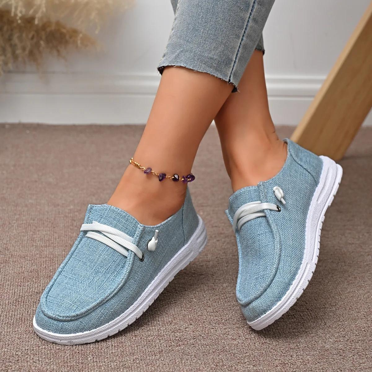 Frühling und Herbst Neue Mode Damen Vulkanisierte Sportschuhe Damen Casual Flache Schuhe Damen Modeschuhe 2026 38 see-blaue