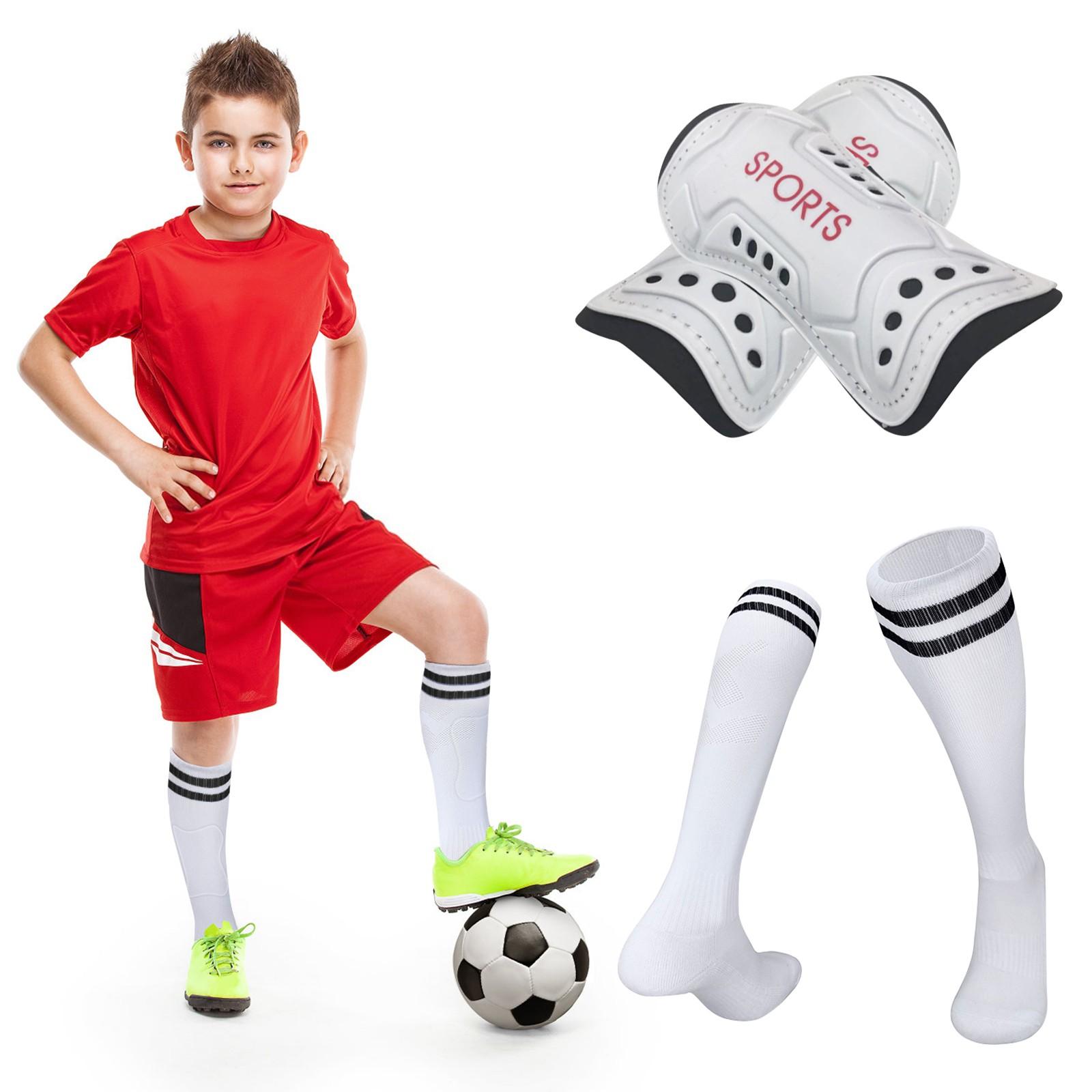 Kinder Fußball Schienbeinschoner Fußballsocken Jugend Fußball Schienbeinschoner Fußballsocken L