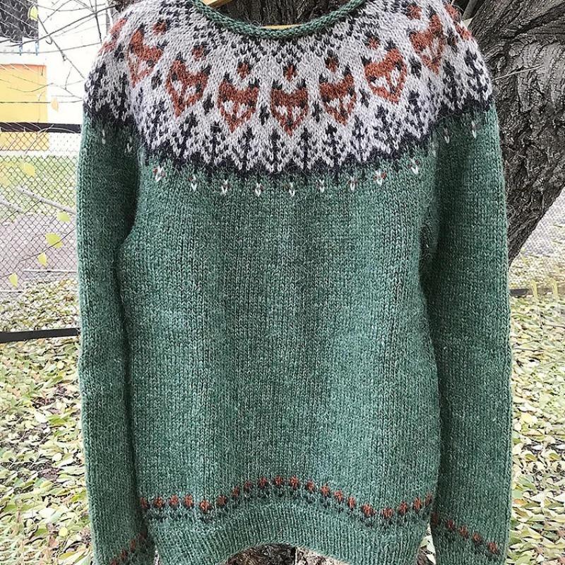 YYFS Damenmode Lässige Herbst Winter Langarm O-Ausschnitt Pullover L