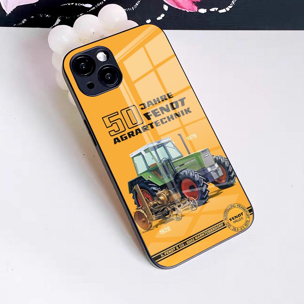 Maschinen FENDT Handyhülle Für IPhone 17 Pro Max 16 15 14 Pro Max 13 11 X Xs Xr 8 7Plus Glasabdeckung iPhone 11 Pro Max