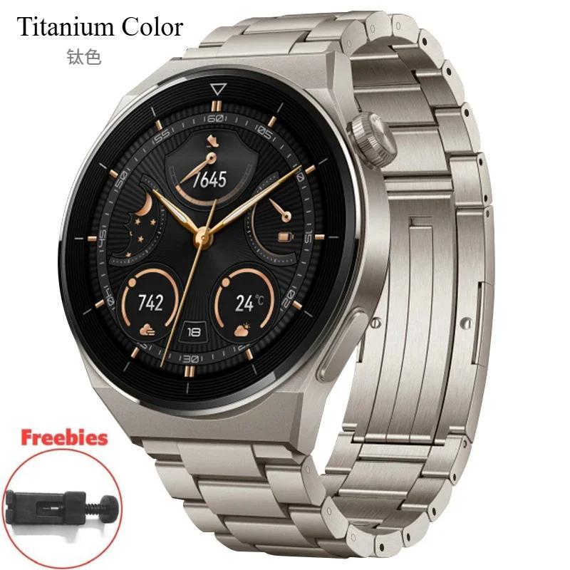 Titan Metall Uhrenarmband Für HUAWEI Watch 3 Pro neu Armband 22mm Für HUAWEI GT 3 46mm/GT3/GT 2 46mm/GT2 Pro Armband 22mm Needle unpacking