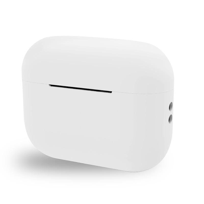 Stoßfeste weiche Silikon-Schutzhülle für Appe Airpods Pro 2 Kopfhörer-Schutzhülle für Airpods Pro 2 (2022) weiß