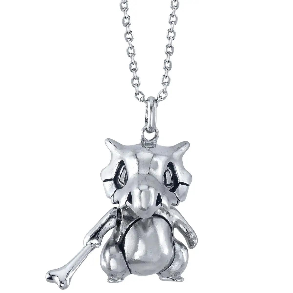 Pokemon Halskette Anhänger Schmuck Zubehör Cartoon Anime Teenager Paar Mode Atmosphäre Trend Hochwertige Dekoration Geschenke schokoladenbraun