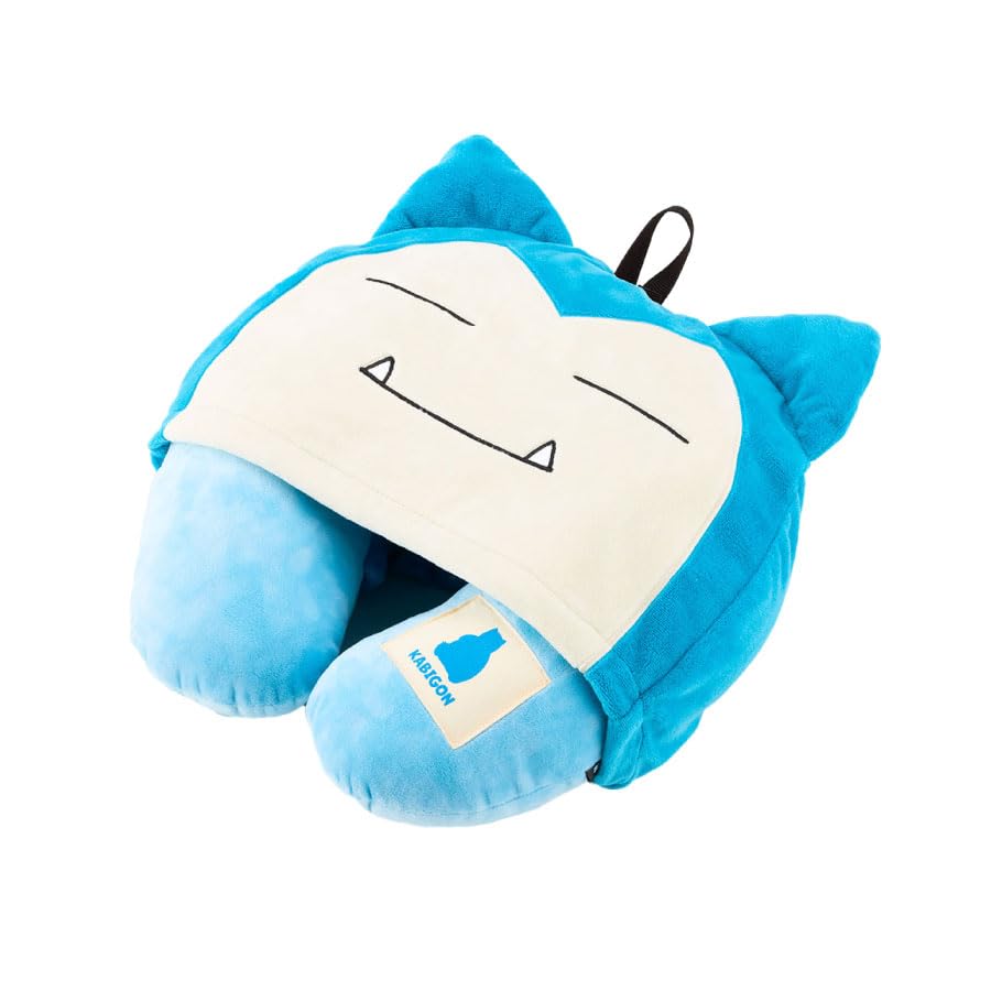 Pokemon Kapuzenkragen Blau Pokemon Koffer Reisezubehör Kissen, Relaxo, Gürtel, Einhandbedienung blau