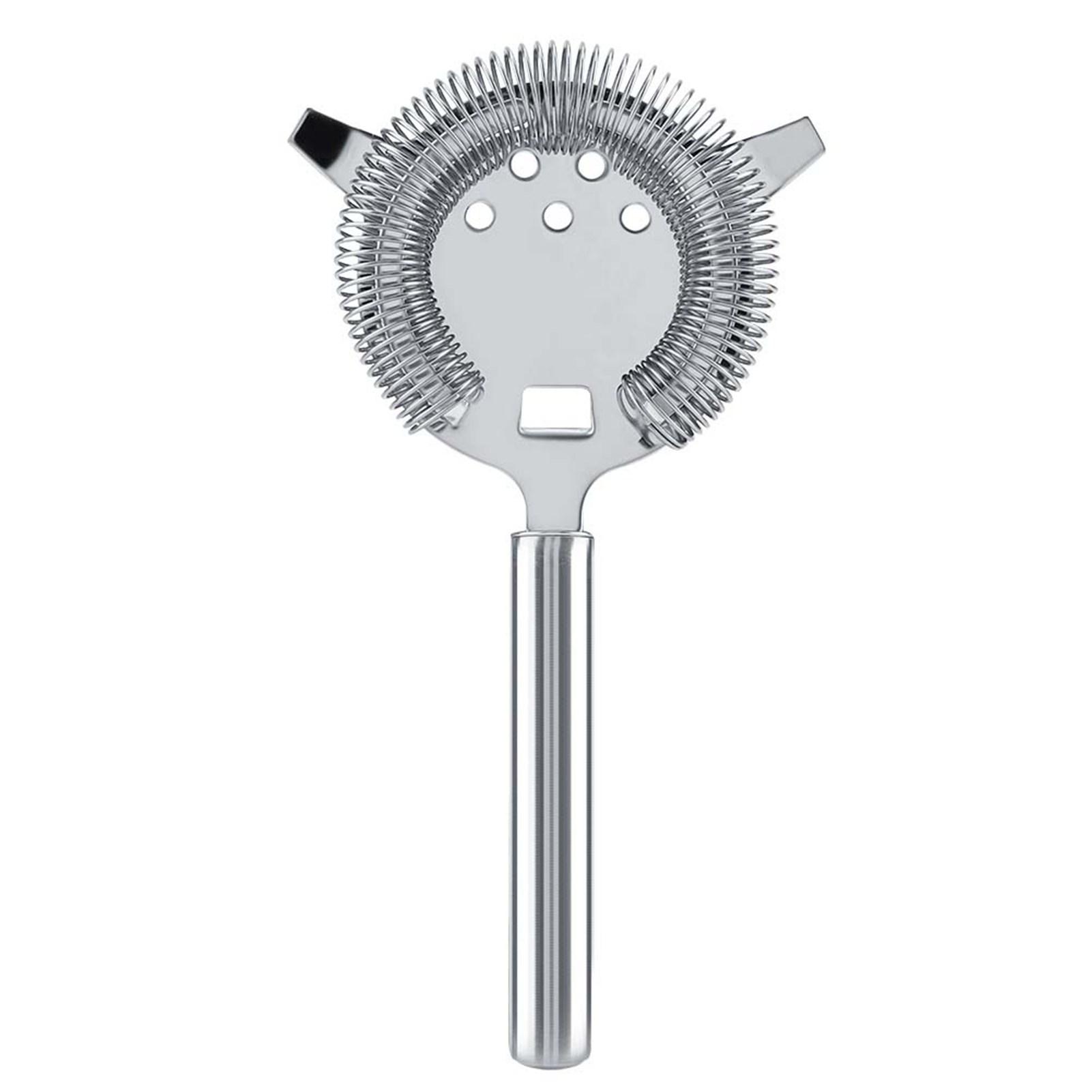 Edelstahl Cocktail Abtropffläche Filter Getränke Filterung Werkzeug für Bar Restaurant 19.7*10,4 cm 0.5mm/0.02in