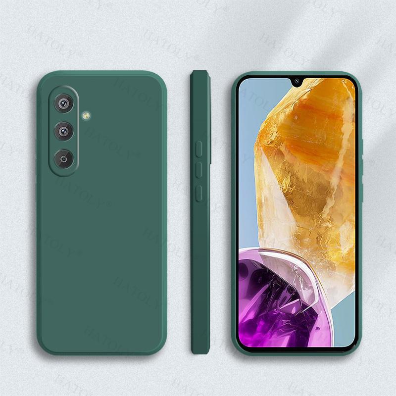 Für Samsung Galaxy M15 Hülle Abdeckung Für Samsung M15 5G Weiche Flüssigsilikon Candy Farbe Rückseite Für Samsung M15 Hülle For Samsung M15