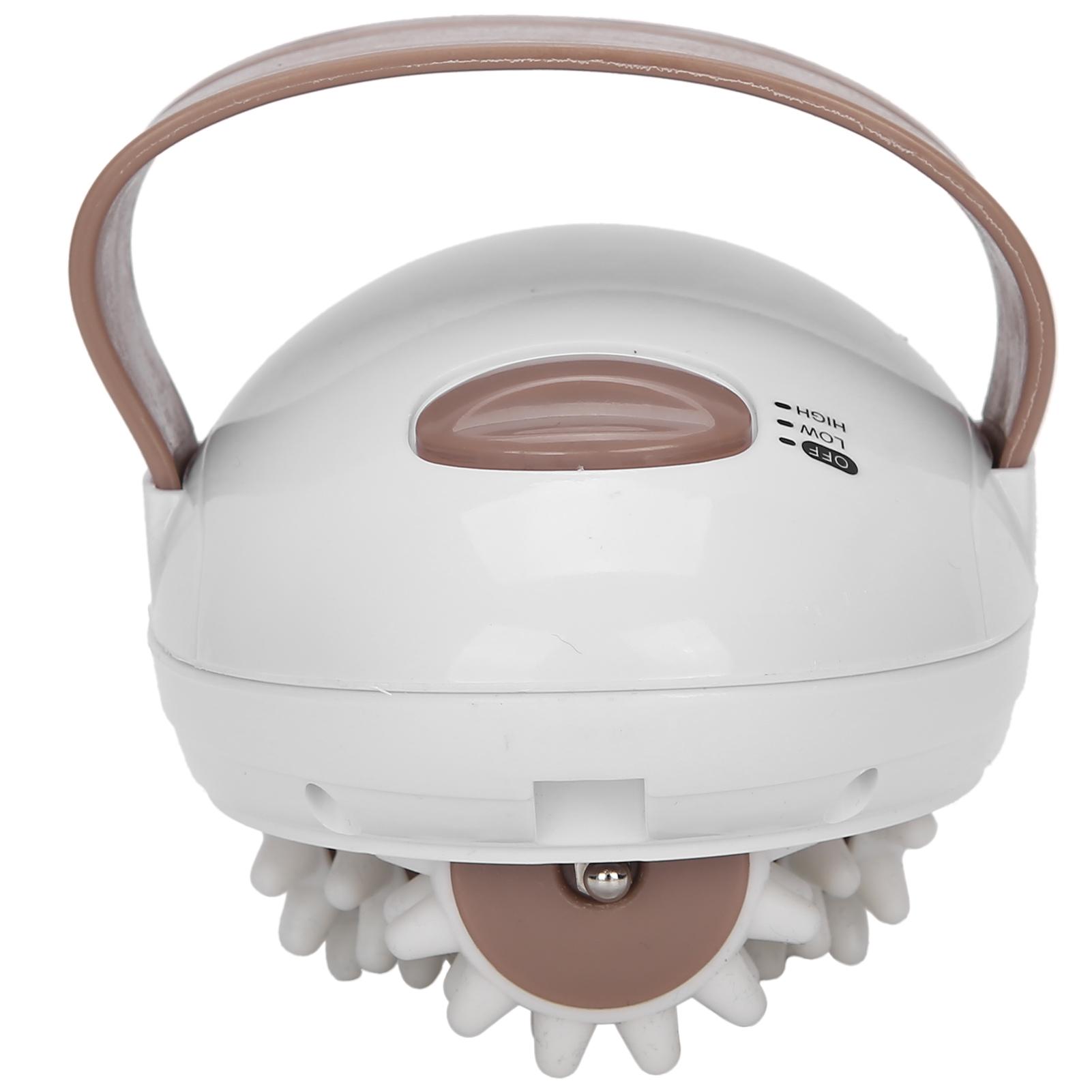 Elektrischer Ganzkörper-Schlankheitsroller-Massagegerät Mini 3D Fettverbrennung Gewichtsverlust Massagegerät UK-Stecker