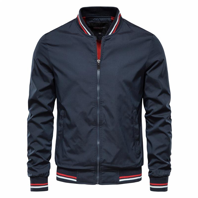 2025 Einfarbige Baseballjacke Herren Lässig Slim Fit Herren Bomberjacken Neue Herbstmode Hochwertige Jacken für Herren XXXL