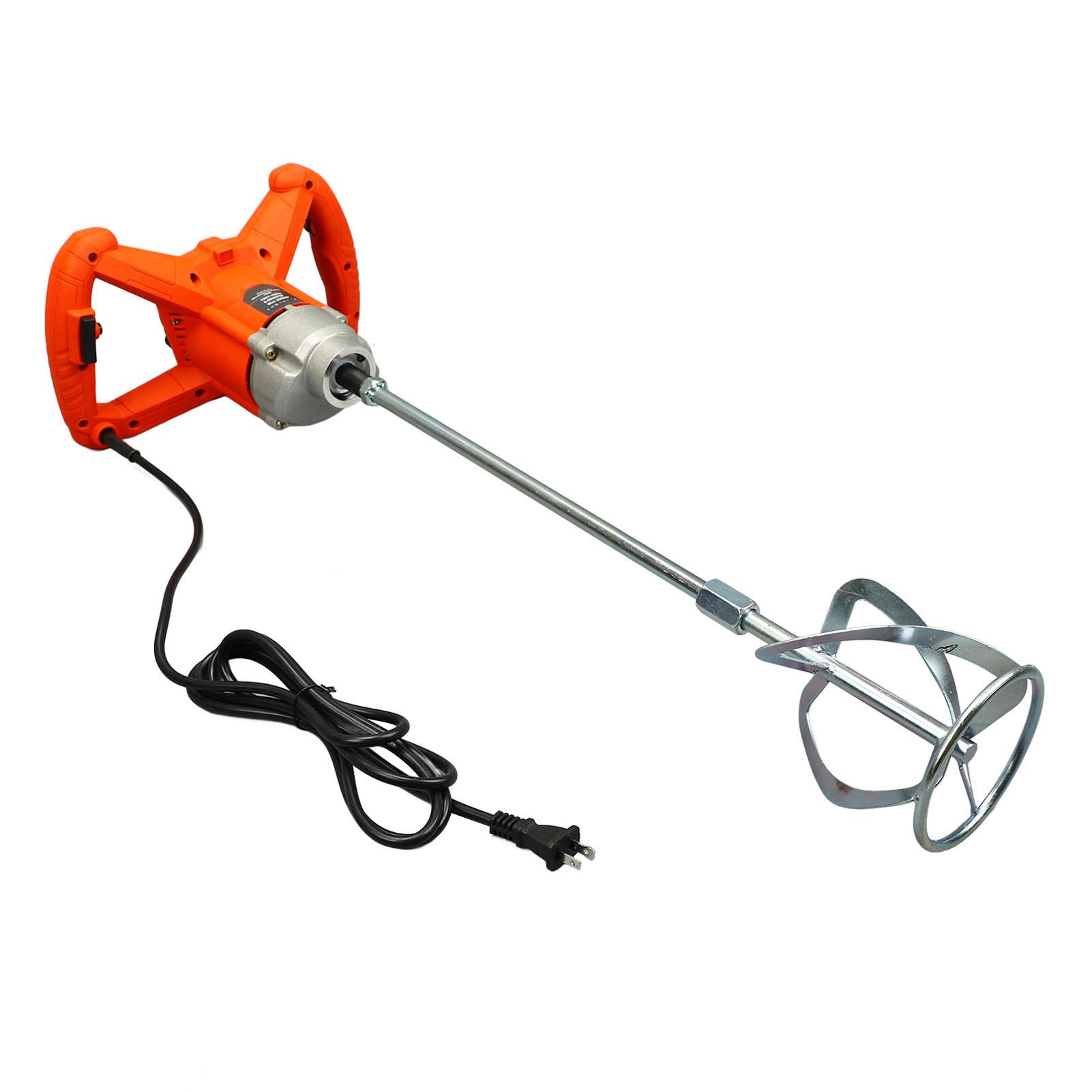 Industrie-Handmixer 0?900 U/min Motor Handgeführtes Elektrisches Mischwerkzeug für Schlamm Mörtel Zement Farbe