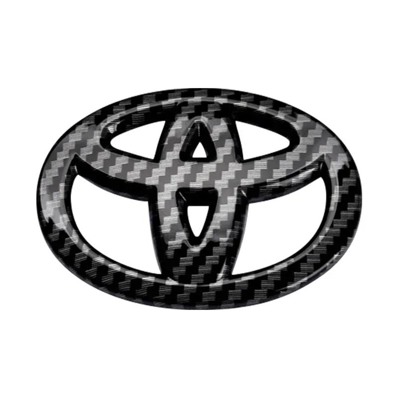 ABS Auto Lenkrad Mitte Emblem Aufkleber Zubehör Für TRD Toyota Crown Reiz Corolla Prada Alphard Yaris Camry GT86