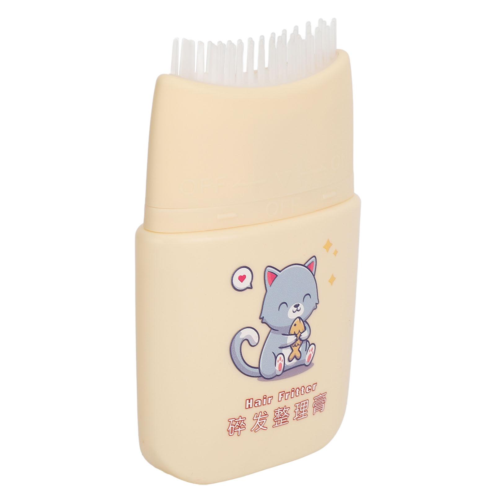 Haar-Finishing-Stick für gebrochenes Haar von Kindern, 80 ml, tragbarer Anti-Frizz-Haarwachs-Stick in Kammform für Kinder