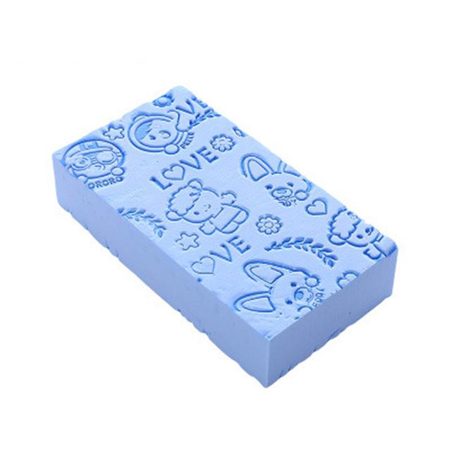 Bad Schwamm Peeling Dusche Weiche Peeling Körper Haut Dusche Spa Bad Pinsel Waschen Schwamm Pad Schwämme Reinigung Spa Bad ball blau
