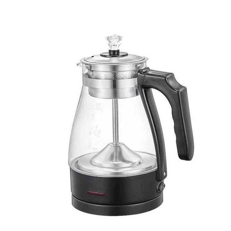 Wasserkocher Glas Wasserkocher Intelligenter Thermo-Topf Kaffee Wasserkocher 220V Küchengeräte Tee-Sieb Teekannen Elektrisch white