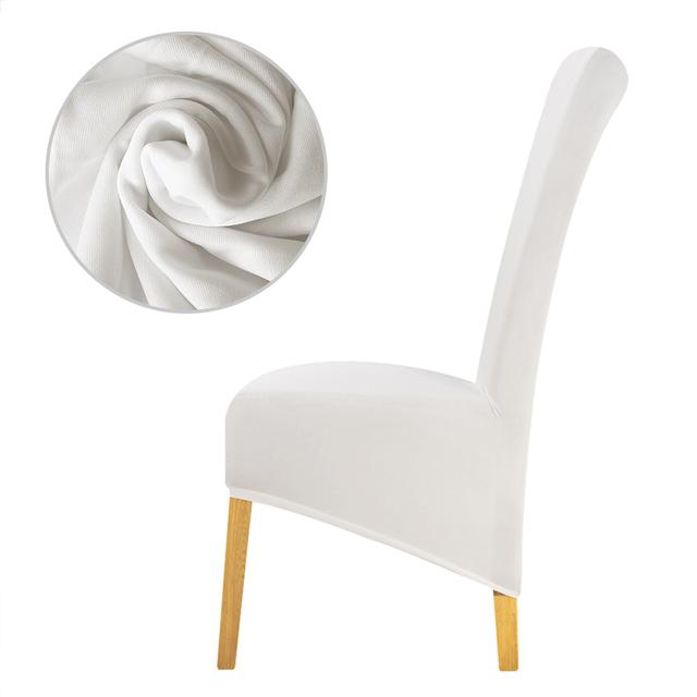 1 Stück Xl-Größe Günstige Stuhlhusse Große Größe Lange Rückenlehne Europa Stil Sitz Stuhlhussen Für Restaurant Hotel Party Home Bankett 1 Piece