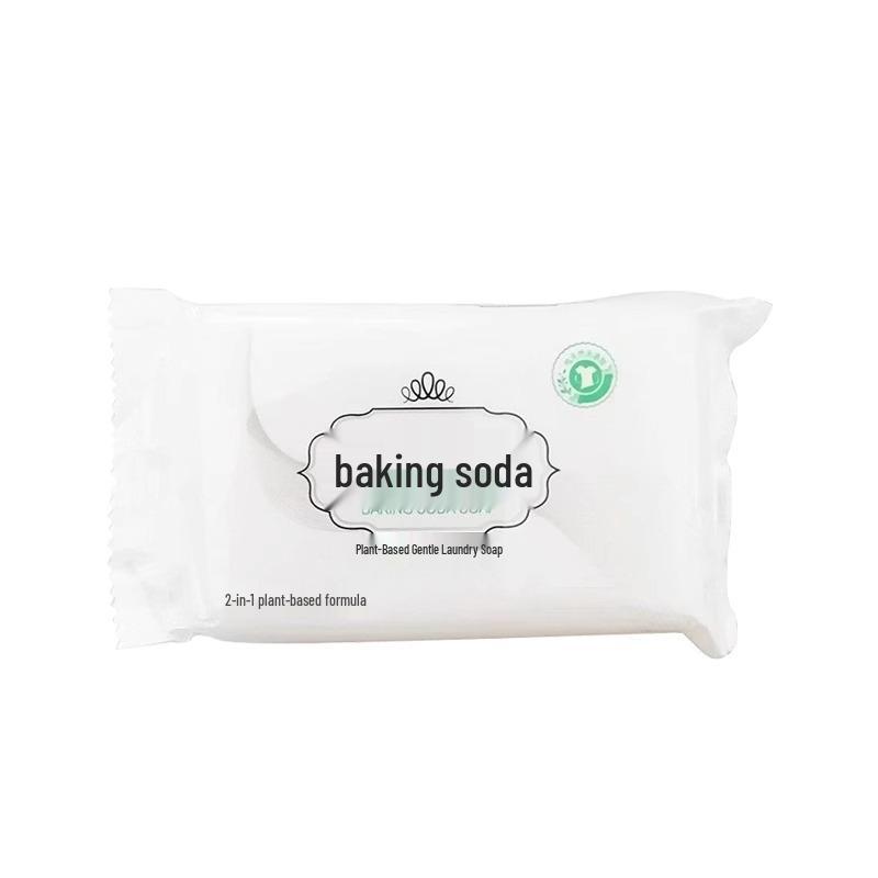 Backpulver Wäsche Aufhellseife für Kleidung und Unterwäsche - Sterilisierende und Transparente Formel Baking Soda Laundry Soap - 1 Piece