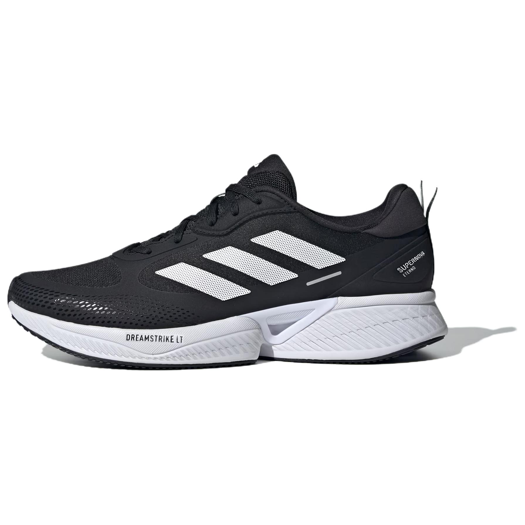 Adidas Supernova Eterno Bequeme Rutschfeste Low-Top Laufschuhe Unisex Laufschuhe Schwarz Weiß JP9698 46