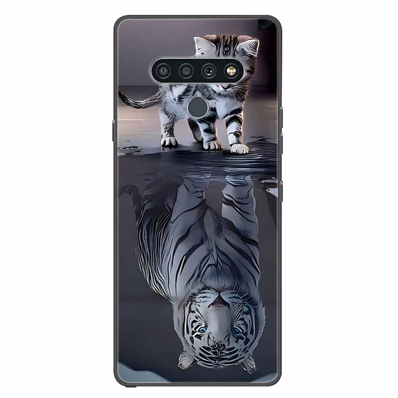 Für LG K41s k51s Hülle Silikon Weich Mode Tier Rückseite für LG Q70 Q60 Hülle Schutzhülle für LGQ60 K 51S Cartoon Handy Tasche LG K41s