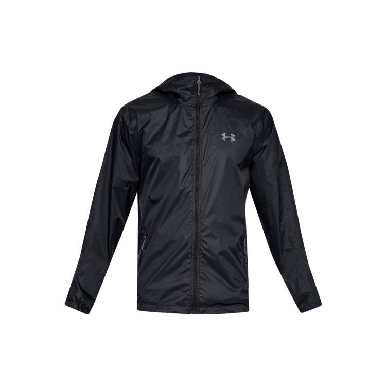 Under Armour Forefront Regenjacke mit Kapuze für Herren Jacken Schwarz 1321439-001 L
