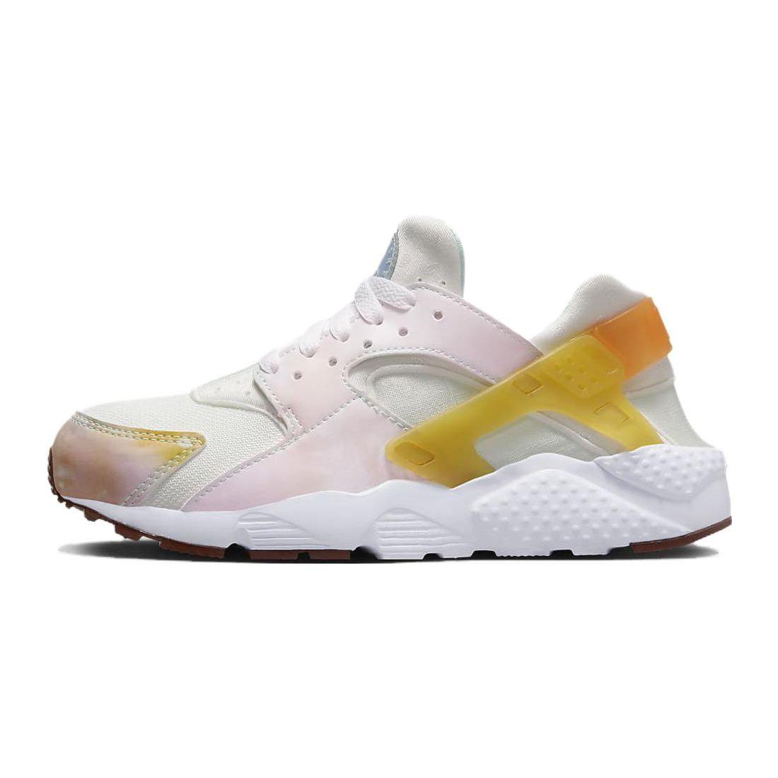Nike Huarache Run GS Supernova Kinder Sneaker Weiß Sail Safety-Orange FJ7715-171 37.5