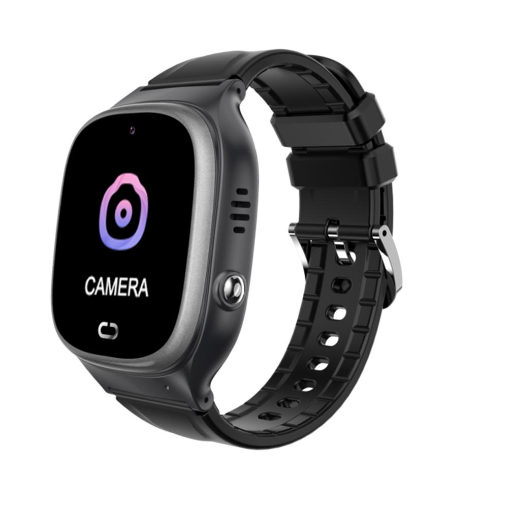 Kinder-Smartwatch mit SOS-Rückruf-Telefonuhr, Smartwatch für Kinder, 2G-SIM-Kartenkamera, IP67 wasserdichte Kinder-Smartwatch schwarz
