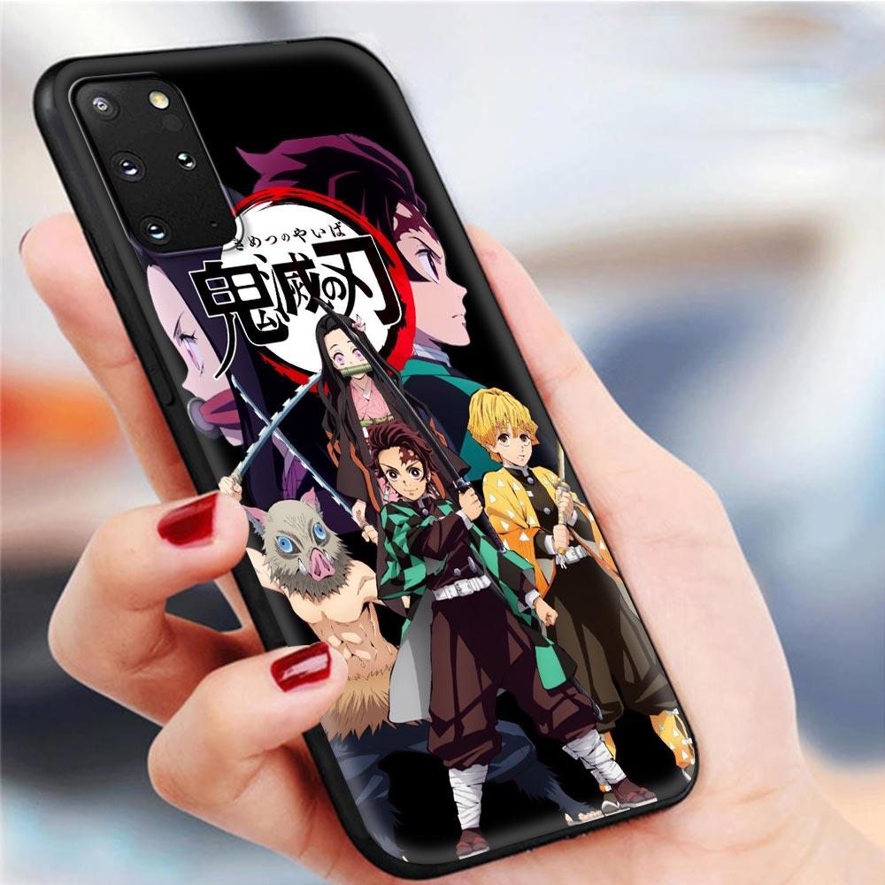 Demon Slayer Kimetsu No Yaiba Handyhüllen für Samsung Galaxy S10 S20 FE S20 Ultra 5G S8 S9 Plus S10 Lite S20+ S7 TPU Soft Case Galaxy S10