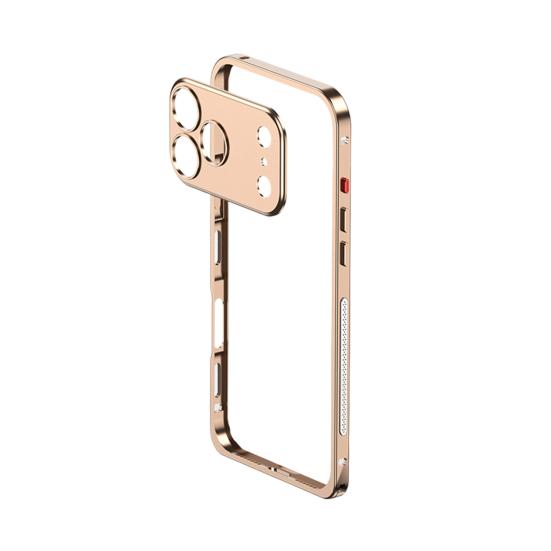 Metall-Handyhülle für IPhone 17/17 Pro/17 Max/17 Air Abnehmbare Objektivabdeckung & Wärmeableitende Handyhülle Ultradünner Schutzrahmen for iPhone 17 Pro Max