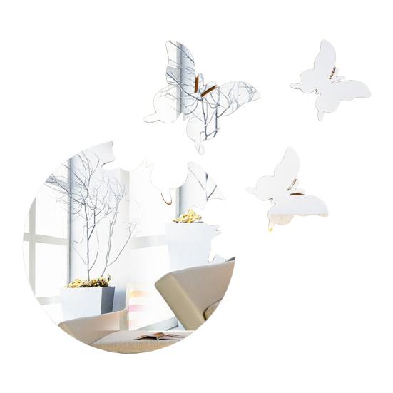 Spiegel-Wandaufkleber, praktisch, lichtbeständig, Acryl-Spiegel-Wandaufkleber, DIY, dekorativer Spiegel-Wandaufkleber, Wandaufkleber für Wohnzimmer silber