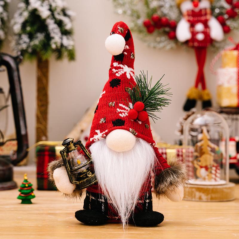 1PC Weihnachten Weihnachten Neujahr Geschenke Home Gnome Weihnachten Gesichtslosen Puppe Frohe Weihnachten Dekorationen