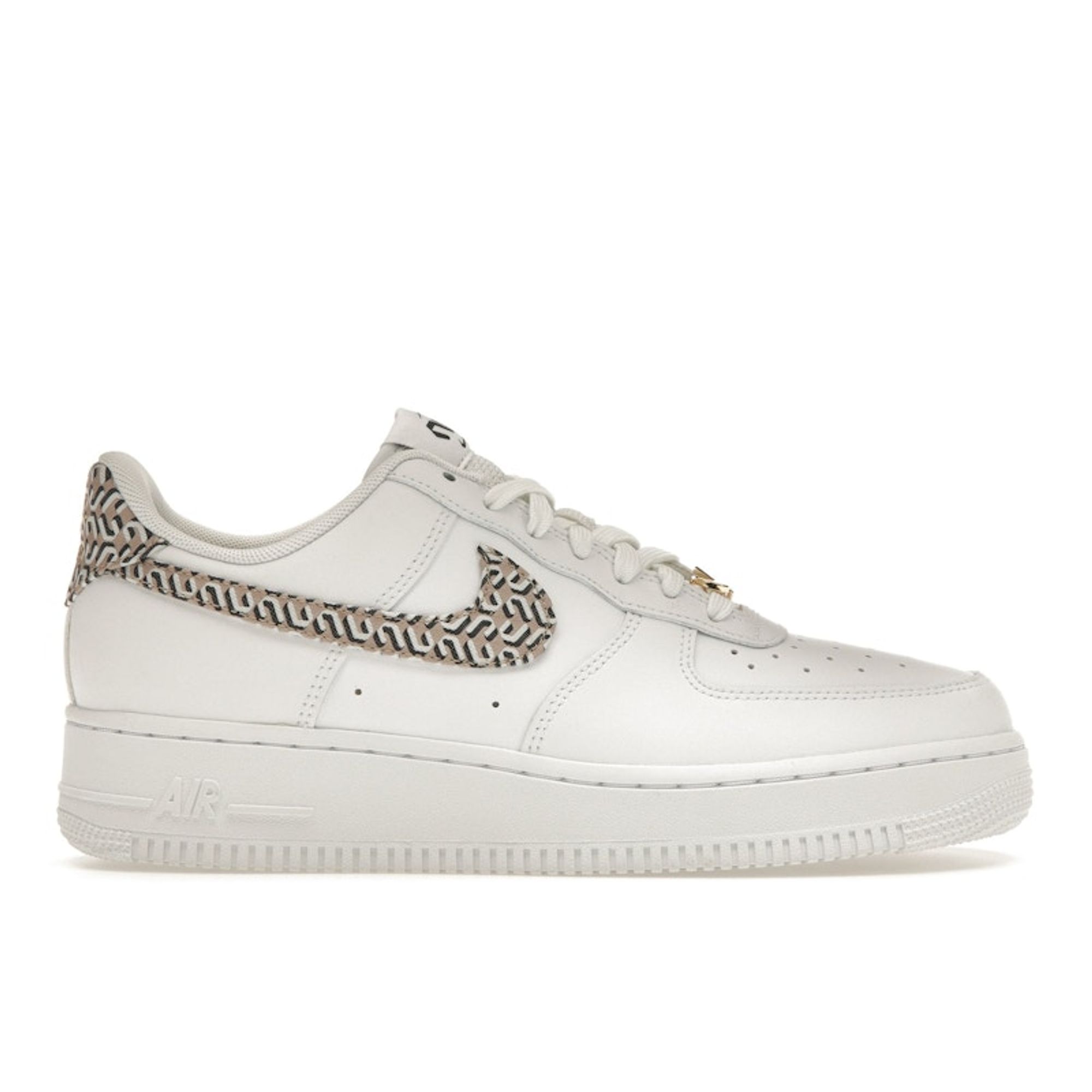 Nike Air Force 1 LX United in Victory - Weiße Damen-Sneaker Hanf Schwarz Summit-White DZ2709-100 40