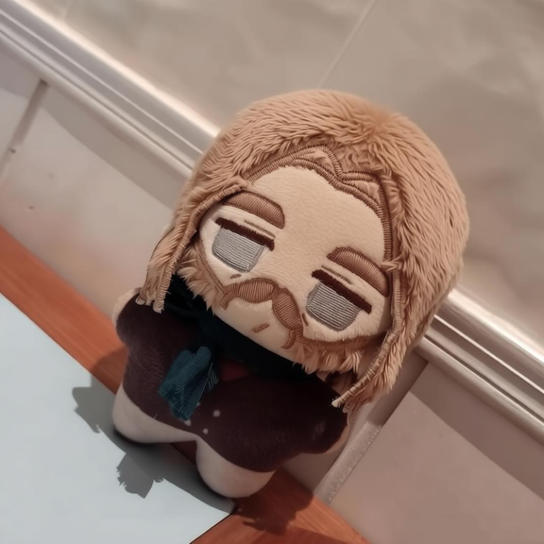 10cm Spiel Red Dead Redemption 2 Micah Bell Stoffpuppe Plüschtier Rucksackanhänger Schlüsselanhänger Puppe Plüschtiere Geburtstags-Weihnachtsgeschenke