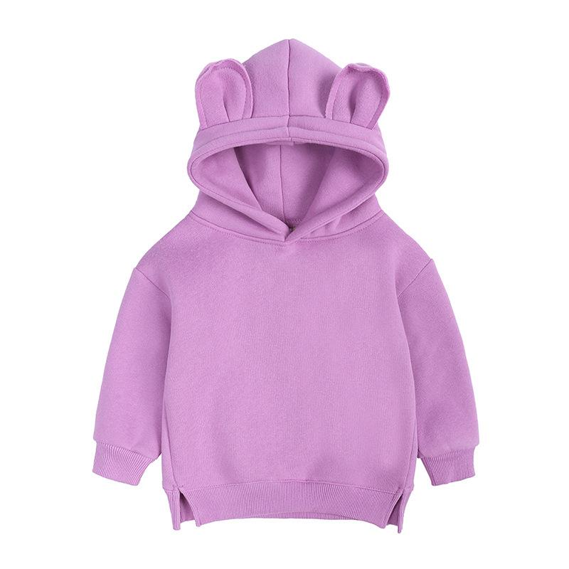 Säuglingsbaby-Jungen-Mädchen-Kleidung Winter-Frühlings-nette Hoodies verdicken Fleece-Sweatshirt-Kinderkleidung 12-24Months