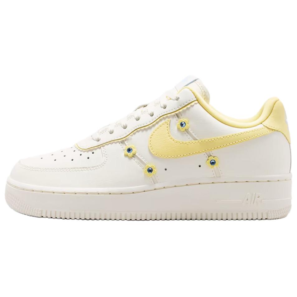 Nike Air Force 1 07 LX Bequeme Weiche Atmungsaktive Sneaker Damen-Sneaker Weiß Gelb IW2348170 37.5 white