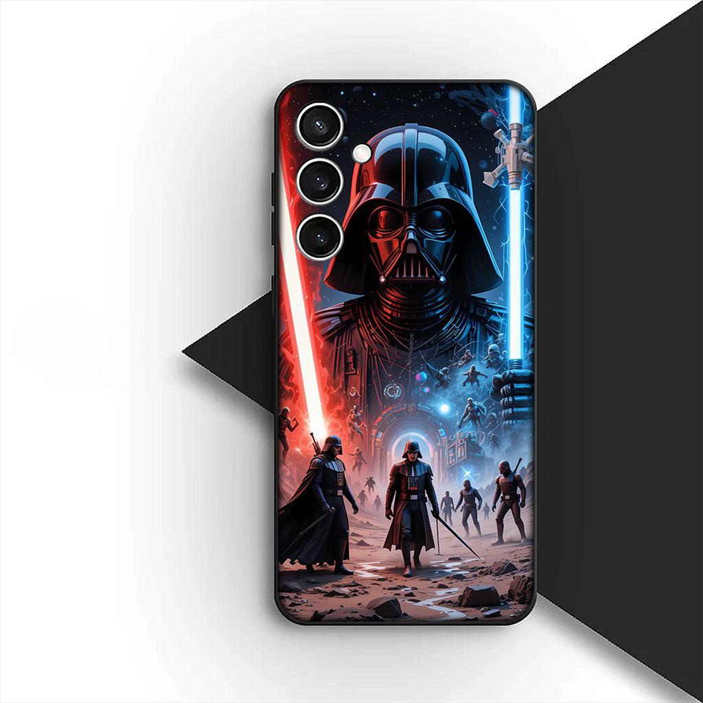 Yodas Stars Darths Wars j-Jedis Vader Handyhülle für Samsung Galaxy S25 S24 S23 FE Ultra Plus S7 Edge S25+ S23+ A56 5G Hülle Galaxy S23 FE