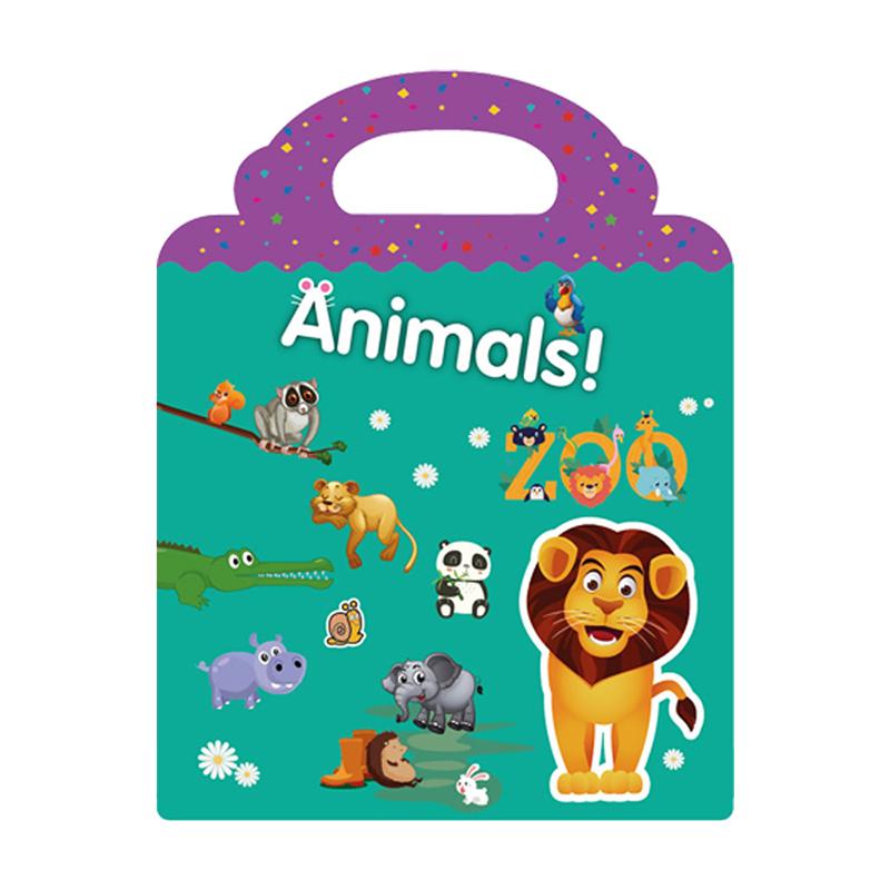 Wiederverwendbare Aufkleber für Kinder, Bücher, Kawaii-Briefpapier-Aufkleber für Kinder, frühe Bildung, Cartoon, niedliche Aufkleber für Kinder, Geschenk