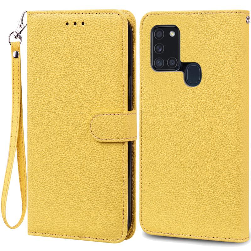 A21S Hülle Für Samsung Galaxy A21S Hülle Brieftasche Leder Flip Hülle Für Samsung A21S Hülle A 21s A217F Weiche Silikonhülle Fundas For Samsung A21S