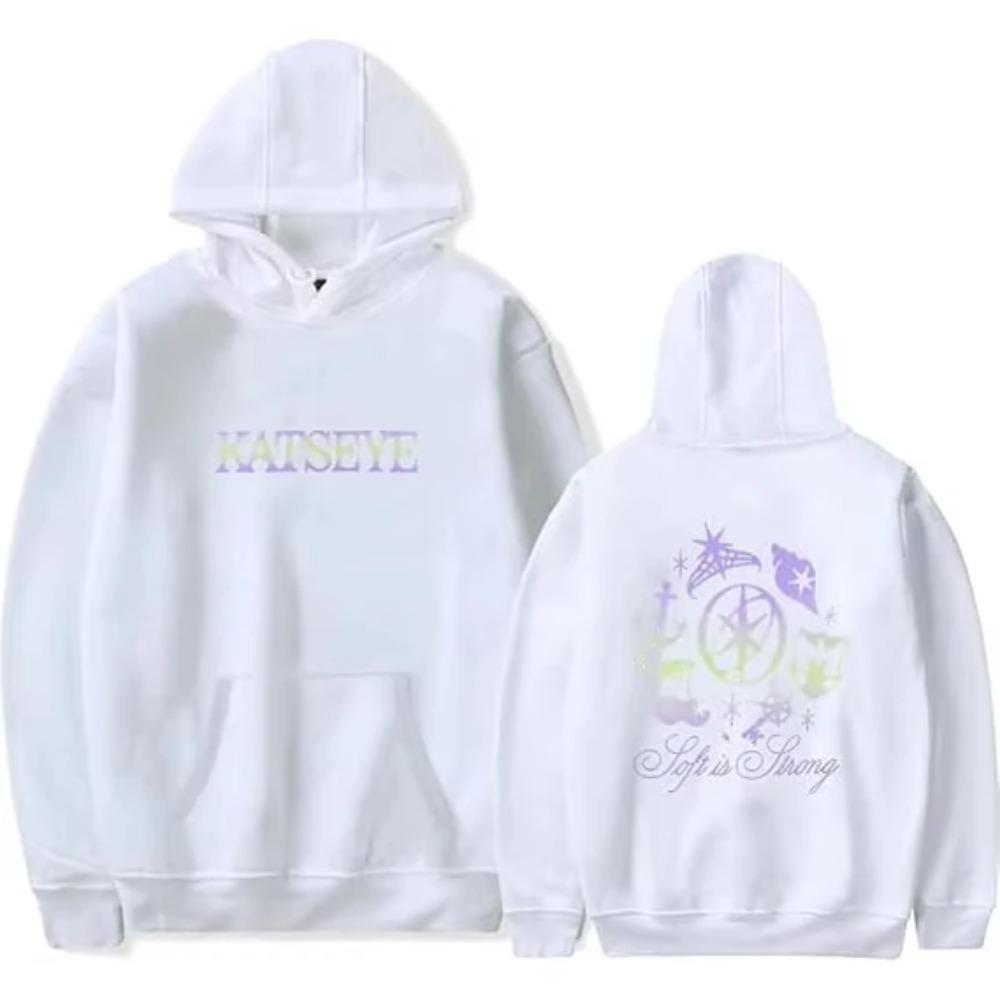 Katseye Merch Distressed Hoodie Mode Hoodies Popmusik Herren Damen Sweatshirt Trainingsanzug Pullover Mantel Mode 3XL