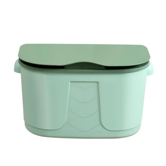 Mülleimer zum Aufhängen an der Tür des Küchenschranks mit Griff, kleiner Mülleimer unter der Spüle, an der Wand montierter Thekenabfall-Kompostbehälter