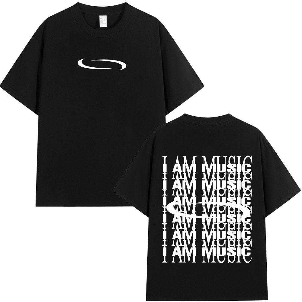 Playboi Carti I Am Music Album Logo T-Shirts Opium Ken Carson Destroy Lonely Rapper T-Shirts Herren Damen Mode Vintage T-Shirt XXXXXL schwarz