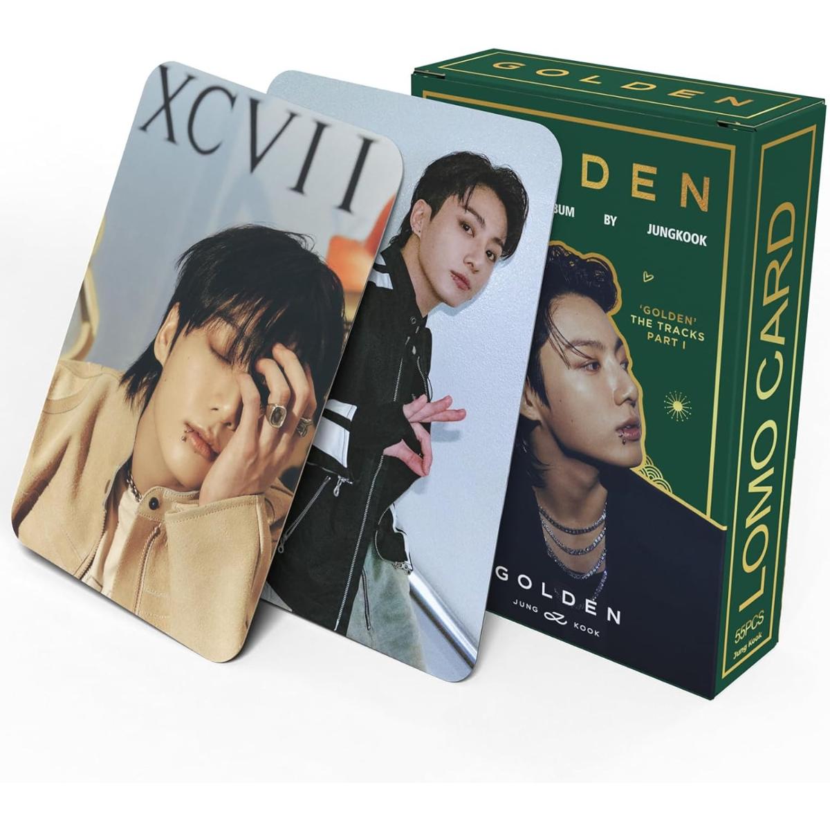 KPOP Goldenes Album Fotokarten Erstes Solo Album Foto Karten Kpop Lomo Karten Set Geschenk Merchandise für Jungen und Mädchen JUNGKOOK