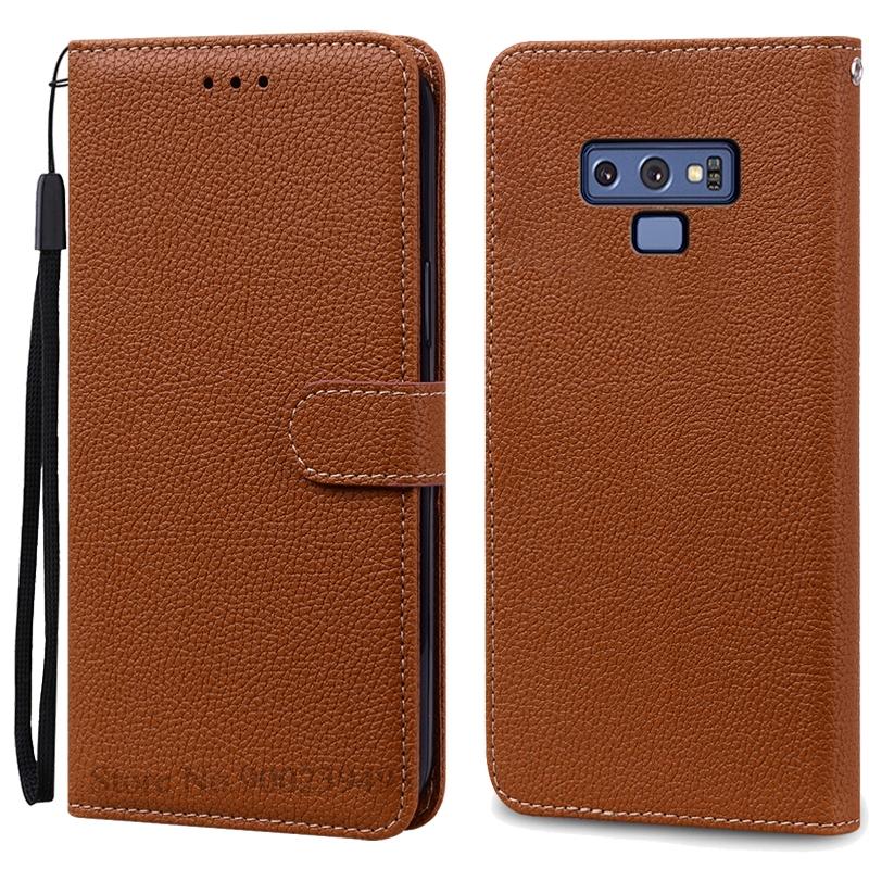 Note 9 Hülle Für Samsung Galaxy Note 9 Hülle N960F N960 Brieftasche Leder Klapphülle Für Samsung Note9 Hülle Buchhülle Coque Fundas For Samsung Note 9 braun