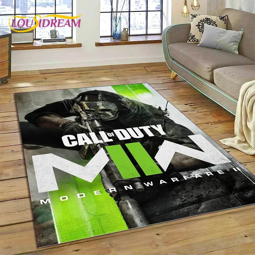 Call of Duty War Game Gamer COD Teppich für Schlafzimmer Wohnzimmer Zuhause Sofadekoration, Kinder Spiel Große Dekoration Bodenmatte Geschenk 70x100cm( 27x39in )