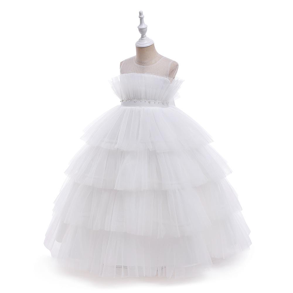Prinzessinnen-Tutu-Kleid für kleine Mädchen: Torte, Klavierauftritt und Hochzeitsoutfit 160 cm
