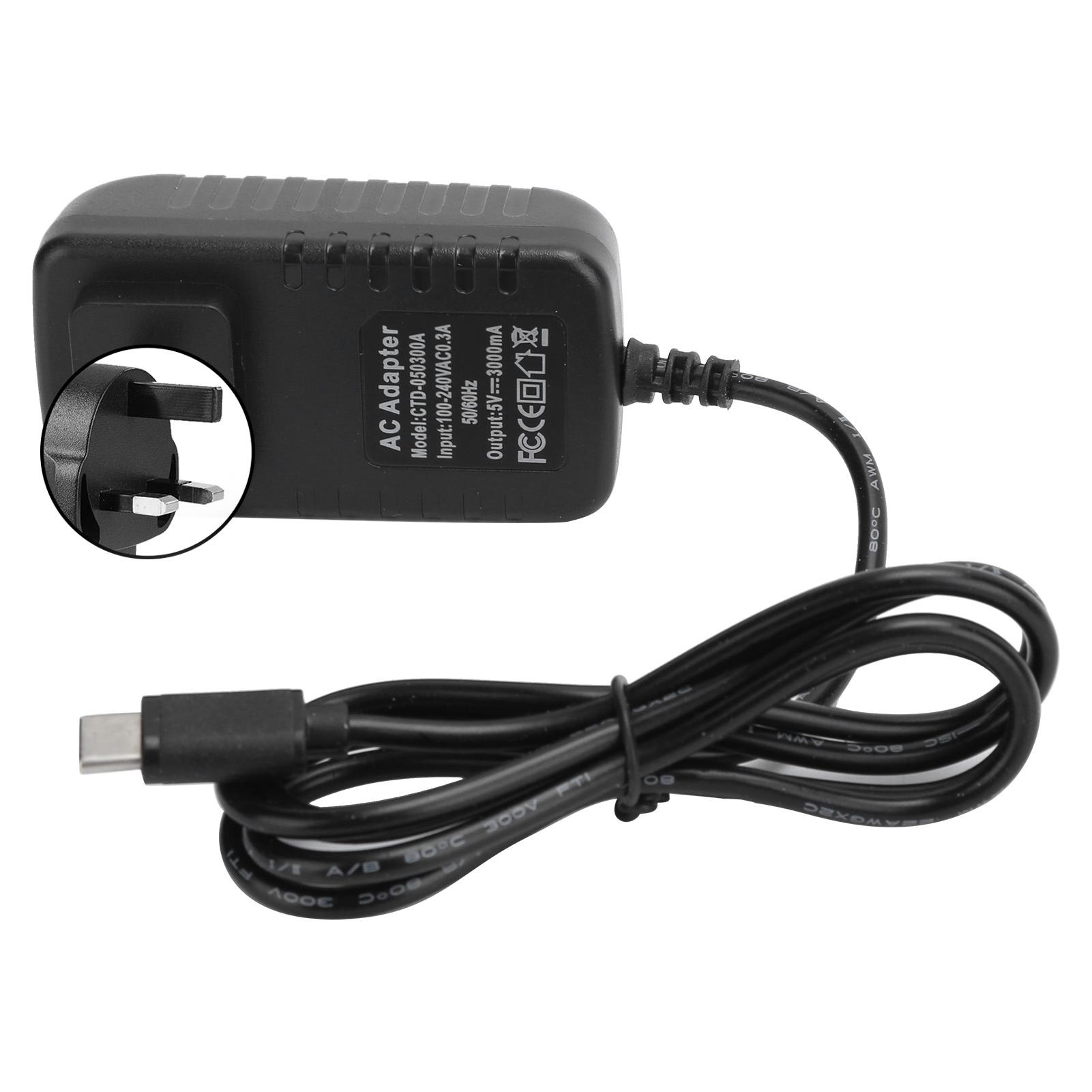 Netzteil für Raspberry Pi 4B 5V 3A Netzteil Rollenmaschinenlinie Typc Ladegerät Computerzubehör UK Plug