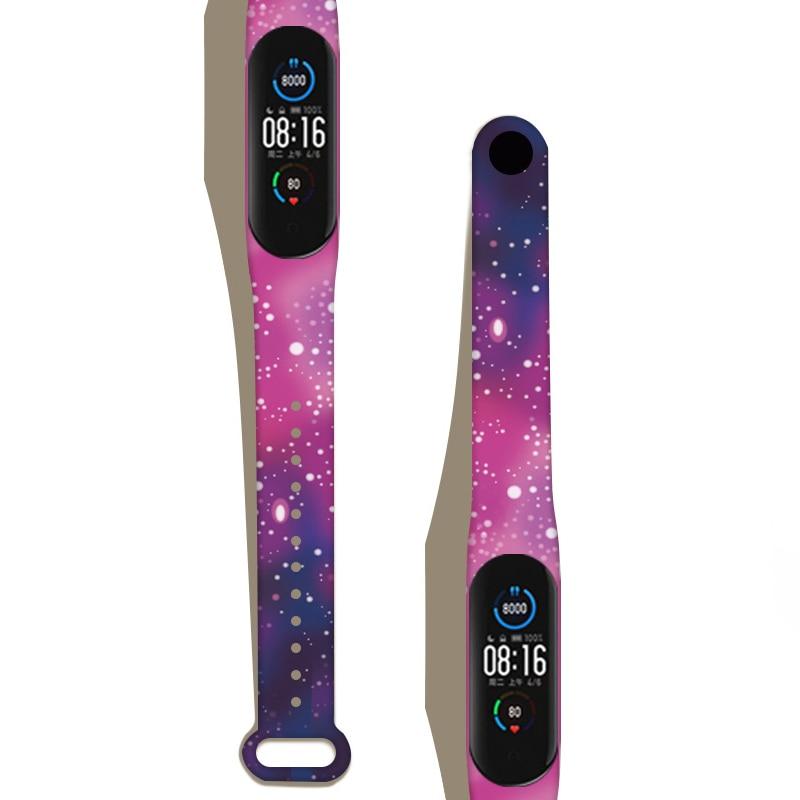 Morandi Color Starp für Xiaomi Mi Band 6 5 3 4 Silikon-Sportarmband für Mi Band 3 4 5 6 Handgelenkschlaufe für Amazfit Band 5 Armband verstellbarer Riemen For Mi band 3 4