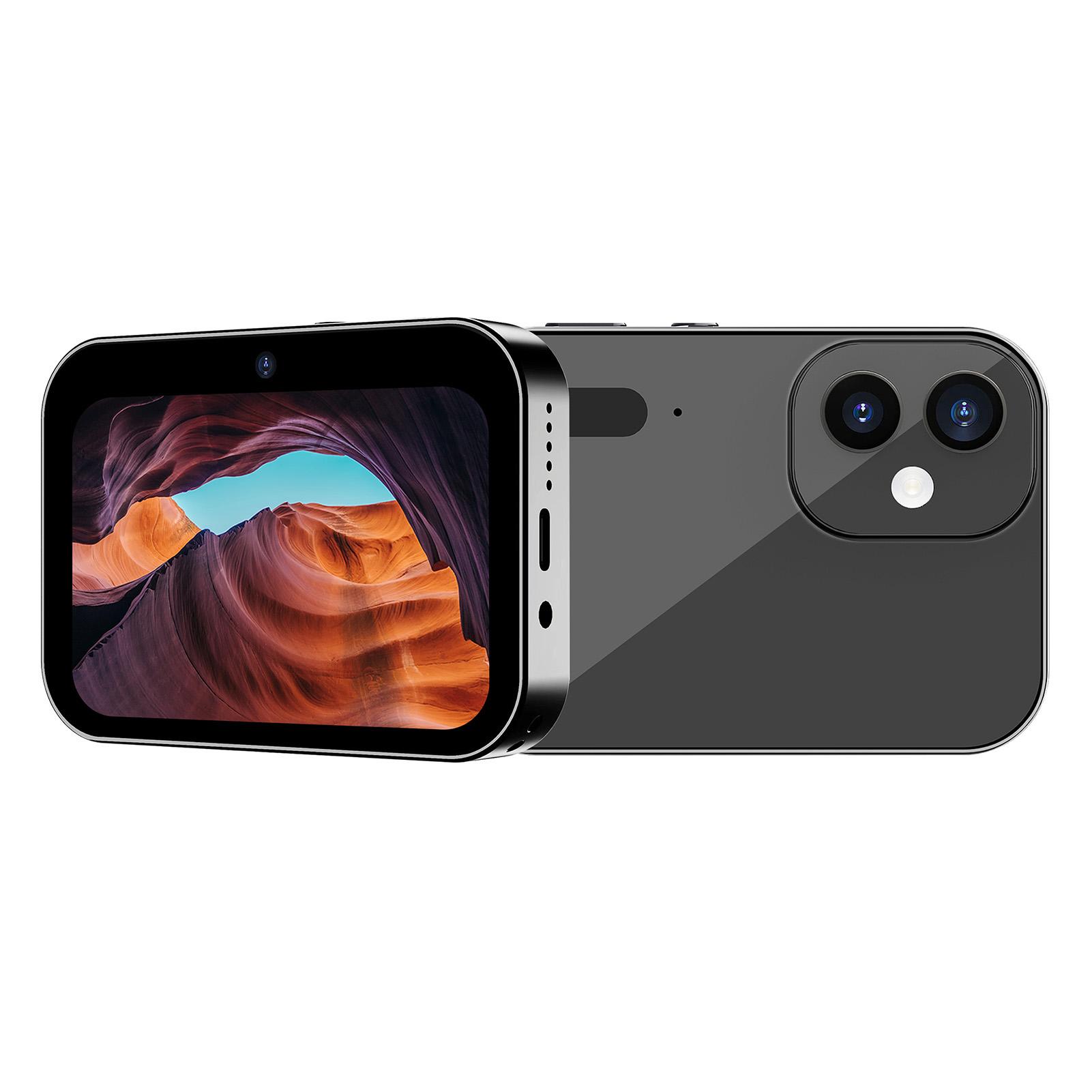 4K CCD Digitalkamera 64MP Digitale Videokamera mit 3 Objektiven 3 Zoll Touchpanel 16-fachem Digitalzoom schwarz